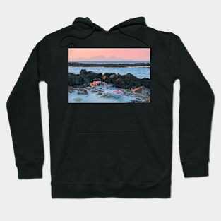 The Rum Cuilin from the north coast of Mull Hoodie